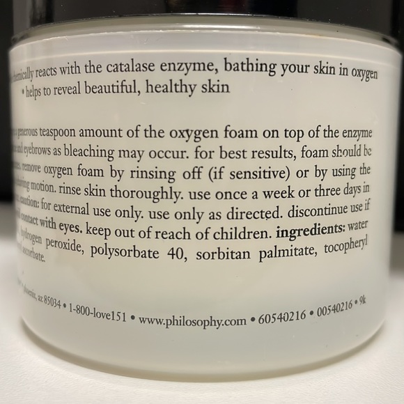NEW Philosophy The Oxygen Peel Step II sealed container 4 oz - Picture 3 of 5